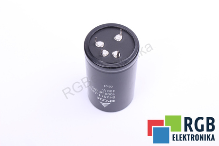 KONDENSATORIUS B43511-A9108-M EPCOS 40/085/56 1000UF, 400VDC