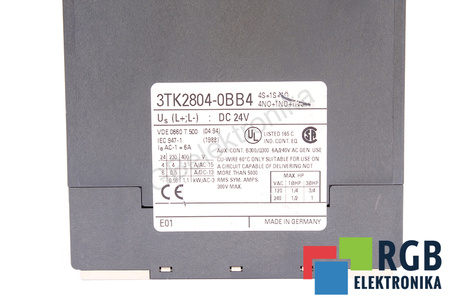 3TK2804-0BB4 SIEMENS SAUGOS RELĖ