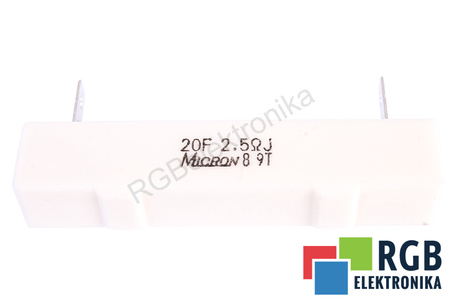 ATSPARUMAS 2.5 OHM MICRON 64X12X12 2.5OHM, 20W