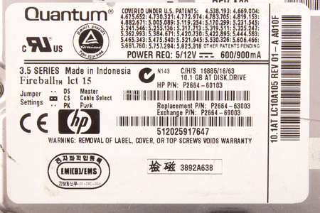 QML15000LC-A QUANTUM LC15A013-01-A 15.0GB