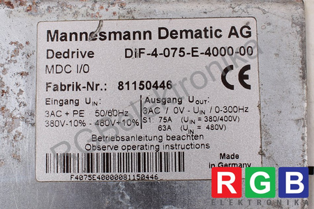 DIF-4-075-E-4000-00 DEMAG