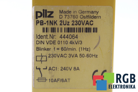 PB-1NK2UZ PILZ 444064 SAUGOS RELĖ