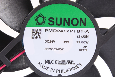 PMD2412PTB1-A(2).R.GN SUNON 120X120X25MM 24V 11.8W VENTILIATORIUS