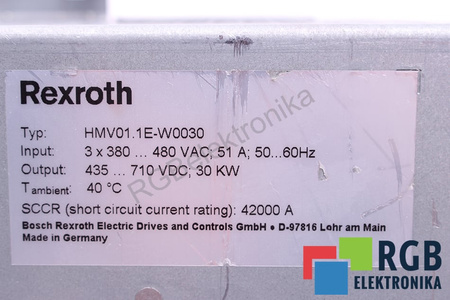 HMV01.1E-W0030-A-07-NNNN BOSCH REXROTH HMV01.1E-W0030 R911296724 MAITINIMO