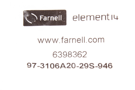 97-3106A20-29S-946 AMPHENOL CORPORATION 17PIN APVALI JUNGTIS