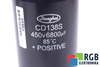 KONDENSATORIUS CD138S JIANGHAI 6800UF, 450V KONDENSATORIUS
