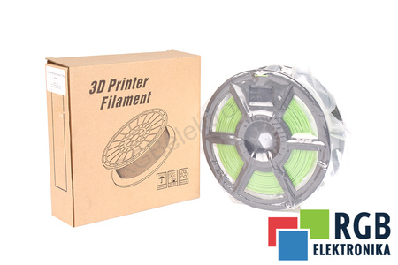 1,75MM HS PLA FILAMENT 0.5KG GREEN FLASHFORGE RITĖS IŠORINIS DYDIS 180MM, RITĖS VIDINIS DYDIS 50MM, RITĖS PLOTIS 45MM