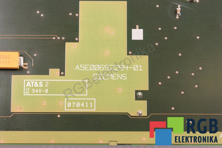 A5E00692294-01 SIEMENS SIMATIC PLOKŠTĖ