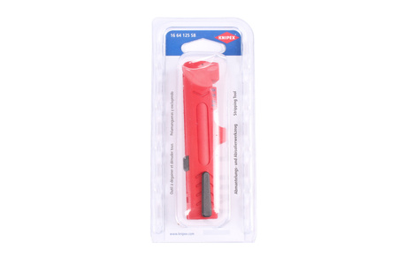 1664125SB KNIPEX 16 64 125 SB 4-13MM 125X88X32MM PLOKŠČIŲ IR APVALIŲ KABELIŲ NUĖMIMO ĮRANKIS