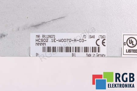HCS02.1E-W0070-A-03-NNNN BOSCH REXROTH R911298372