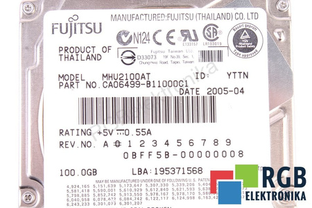 MHV2100AT FUJITSU 100GB
