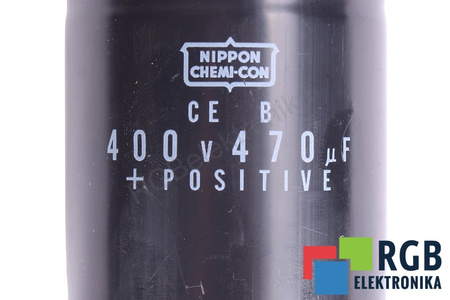 KONDENSATORIUS 470UF 400V NIPPON CEB KONDENSATORIUS