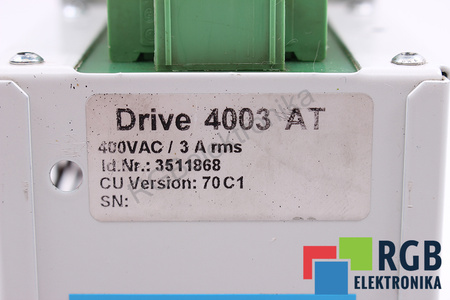 DRIVE4003AT REIS ROBOTICS ID.NR. 3511868