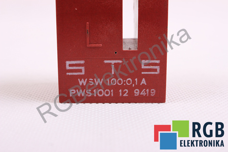 WSW100:0.1A STS PWS1001 12 9419 SROVĖS TRANSFORMATORIUS