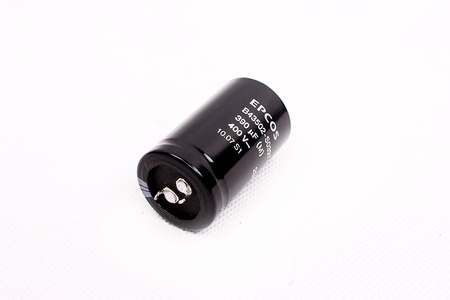 KONDENSATORIUS B43502-S0397-M2 EPCOS 390UF, 400VDC KONDENSATORIUS