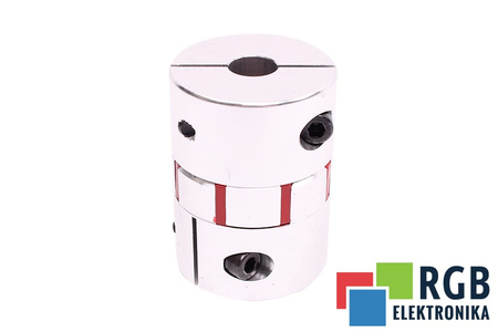 YH10-65-19-19-90 D=65MM D1/ D2=19/19MM L=90MM ALUMINIUM ELASTINĖ ŽNABTINĖ MOVA