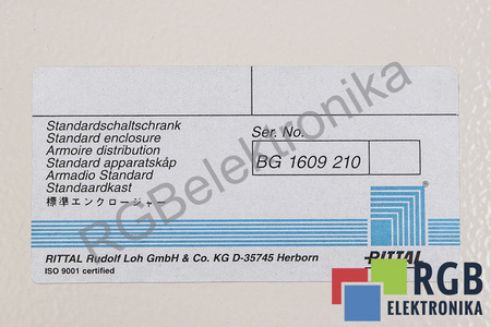 BG1609210 RITTAL 50X30CM DĖŽĖ