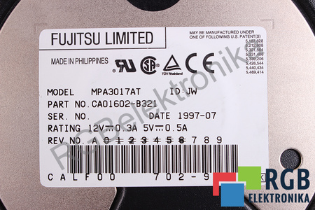 MPA3017AT FUJITSU CA01602-B321