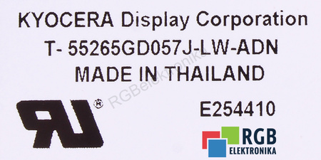T-55265GD057J-L-W-AND KYOCERA LCD MATRICA
