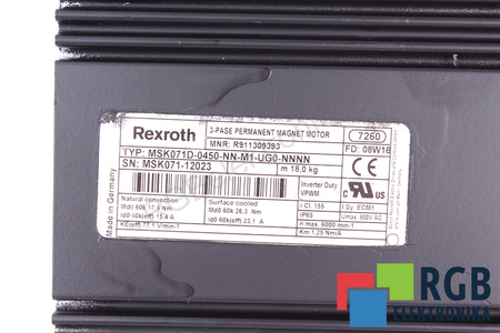 MSK071D-0450-NN-M1-UG0-NNNN BOSCH REXROTH STATORIAUS