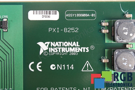 NIPXI-8252 NATIONAL INSTRUMENTS SUGEDĘS – DALIMS