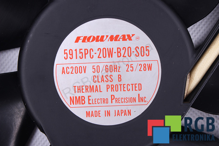 5915PC-20W-B20-S05 NMB TECHNOLOGIES 200VAC 25/28W VENTILIATORIUS