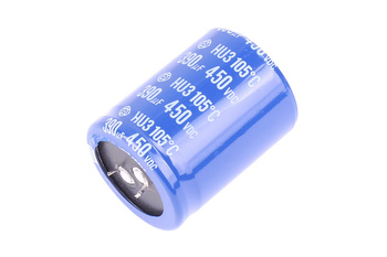 KONDENSATORIUS 390UF 450VDC HITACHI KONDENSATORIUS