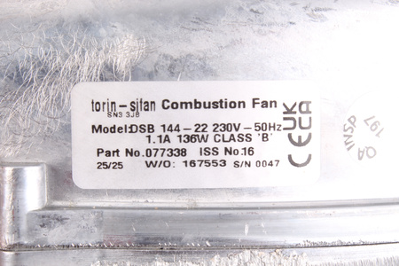 DSB144-22 TORIN 077338-01 0.136KW, 230V, 1.1A VENTILIATORIUS