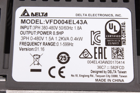VFD004EL43A DELTA ELECTRONICS