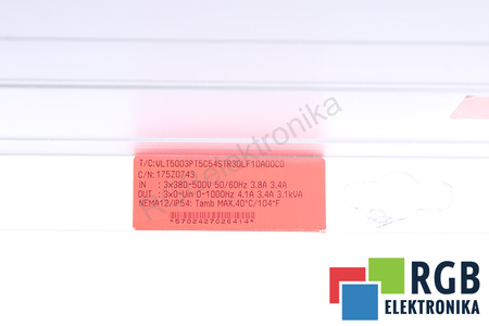 VLT5003PT5C54STR3DLF10A00C0 DANFOSS VLT5000