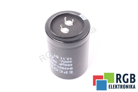 KONDENSATORIUS B43501-A9567-M2 EPCOS 40/085/56 560UF, 400VDC KONDENSATORIUS