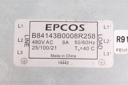 B84143B0008R258 EPCOS FILTRAS