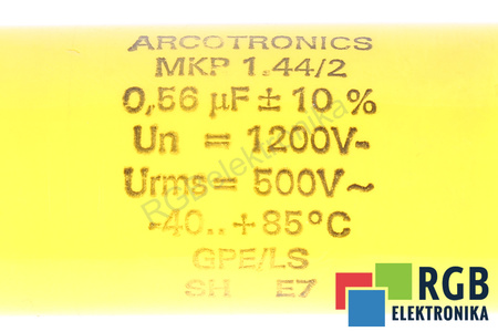 KONDENSATORIUS MKP1.44/2 ARCOTRONICS 0.56UF