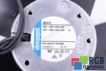 4656EZ EBM PAPST 119X119X38, 230V VENTILIATORIUS