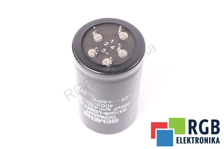 KONDENSATORIUS B43306-U0957-M1 SIEMENS 950UF, 400VDC