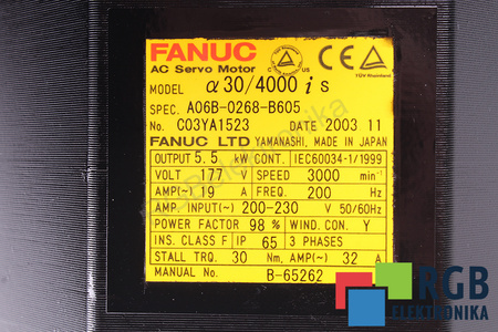 A06B-0268-B605 FANUC A30/4000IS