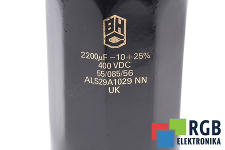 KONDENSATORIUS ALS29A1029NN AEROVOX 2200UF, 400VDC