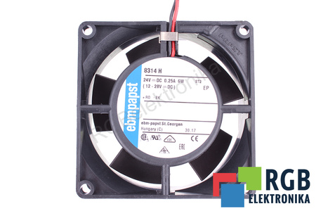 8314H EBM PAPST 80X80X32MM, 24V VENTILIATORIUS