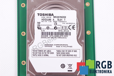 CP-HDD-SATA 31.262-1010.1 L00 KONTRON DISK 250GB 2.5" SATA TOSHIBA HDD/SSD