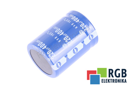 KONDENSATORIUS 220UF 400V HITACHI HVR