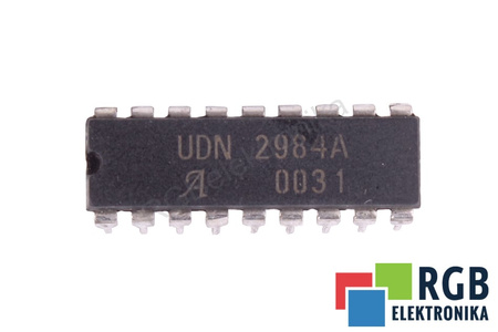 UDN2984A DIP-18 8 KANALŲ HIGH-SIDE SROVĖS TVARKYKLĖ