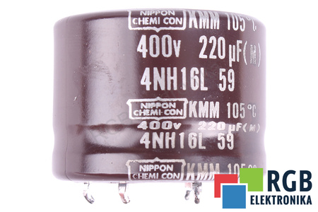 KONDENSATORIUS 4NH16L NIPPON 220UF, 400V