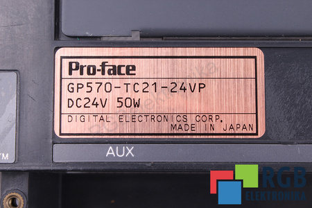 GP570-TC21-24VP PRO-FACE DĖŽUTĖS GALAS