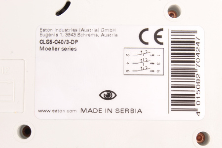 CLS6-C40/3-DP EATON 270424 AUTOMATINIS JUNGIKLIS
