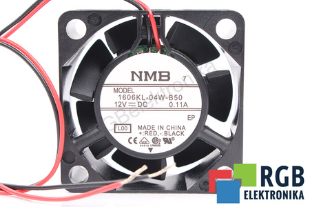 1606KL-04W-B50 NMB TECHNOLOGIES 40X4015MM, 12V, 0.11A VENTILIATORIUS