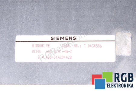 6SC6101-4A-Z SIEMENS Z=A30+3XA20-A28 TINKLELIS