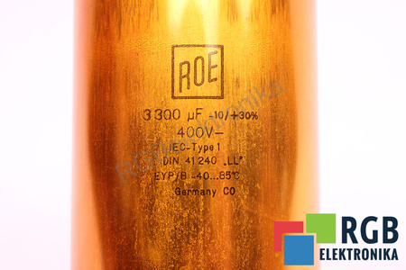 KONDENSATORIUS 3300UF 400VDC ROE KONDENSATORIUS