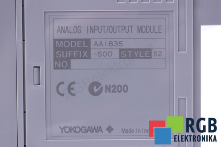 AAI835-S00 YOKOGAWA STYLE S2