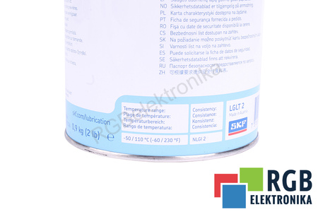 LGLT 2/1 SKF NLGI 1 1KG ŽEMOS TEMPERATŪROS TEPALAS DIDELIAM GREIČIUI