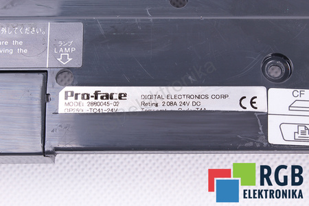 GP2600-TC41-24V PRO-FACE 2880045-02 DĖŽUTĖS GALAS